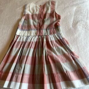 Burberry Pink and White Sleeveless Casual Sundress